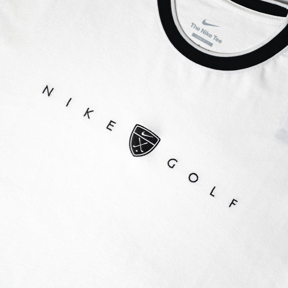 Nike Golf T-Shirt - NK Retro Loose Fit Tee - White SU26