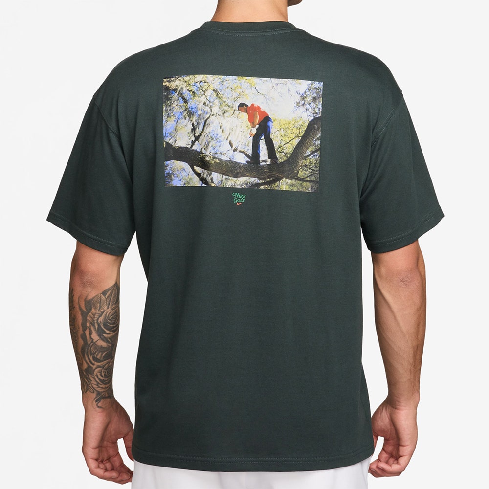 Nike Golf T-Shirt - NK Seve Print Tee - Black Spruce SP26