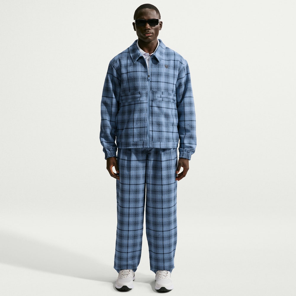 Nike Golf Trousers - NK Tartan Loose Fit Pant - Work Blue SU26