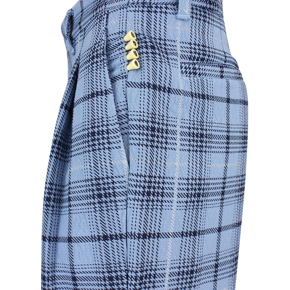 Nike Golf Trousers - NK Tartan Loose Fit Pant - Work Blue SU26