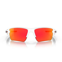 Oakley Golf Sunglasses - Flak 2.0 XL - Polished White - Prizm Ruby 2025