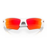 Oakley Golf Sunglasses - Flak 2.0 XL - Polished White - Prizm Ruby 2025