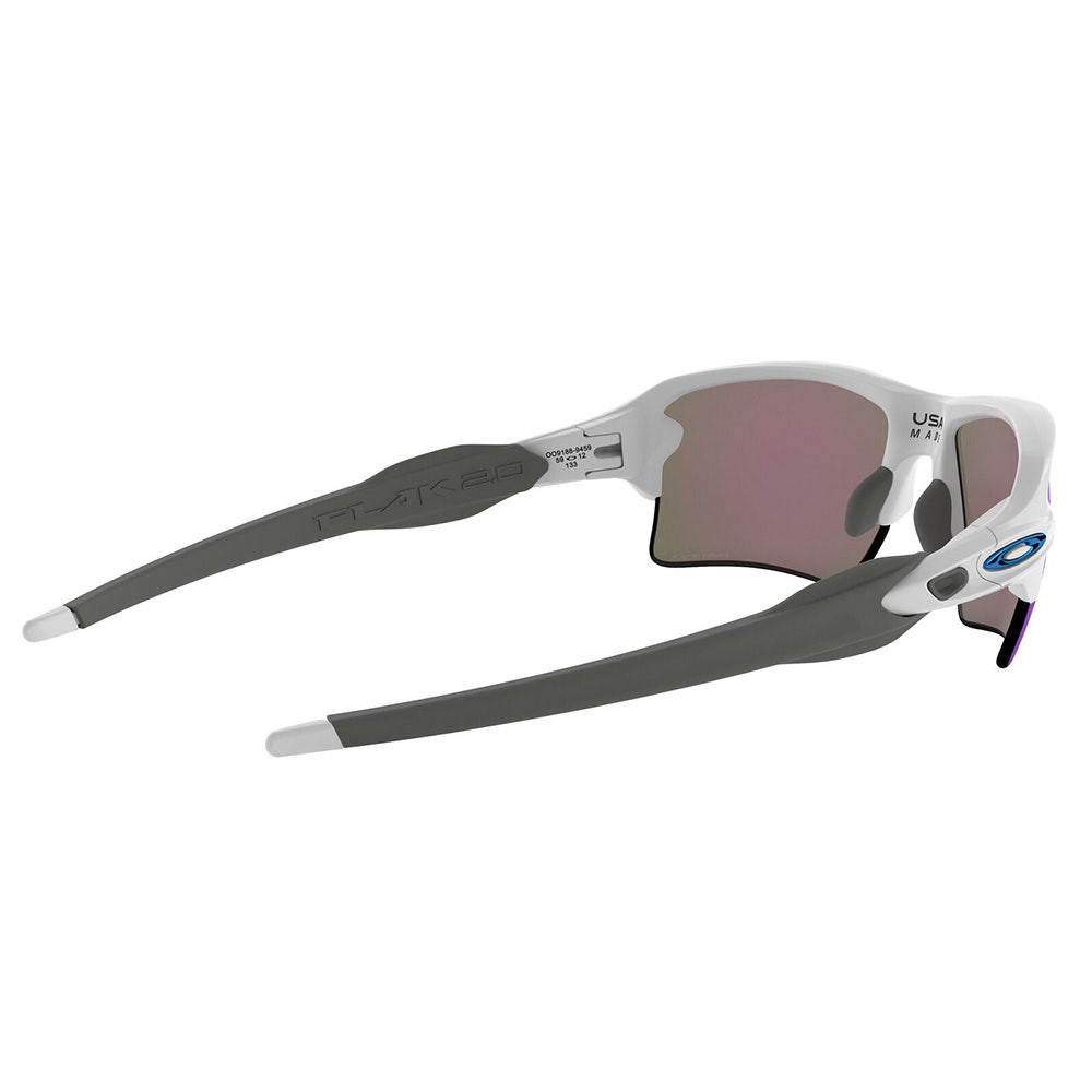 Oakley Golf Sunglasses - Flak 2.0 XL - White - Sapphire 2025