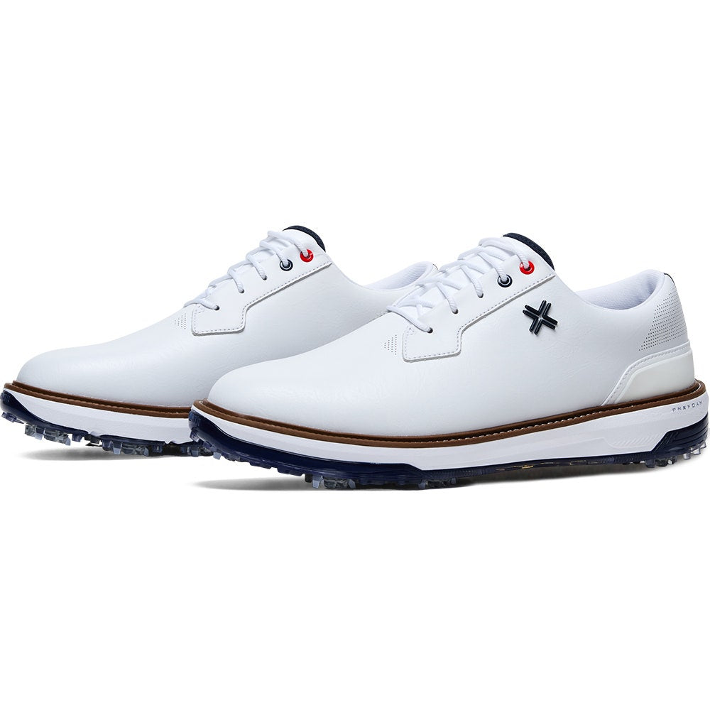 PAYNTR Golf Shoes - Reserve Classic Tour RS - White - Navy 2026