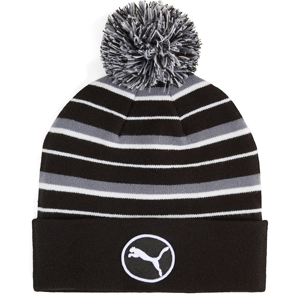 PUMA Golf Beanie - Pom Beanie - Black AW25
