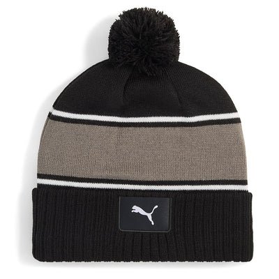 PUMA Golf Beanie - Sport Pom Beanie - Black AW26
