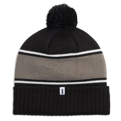 PUMA Golf Beanie - Sport Pom Beanie - Black AW26