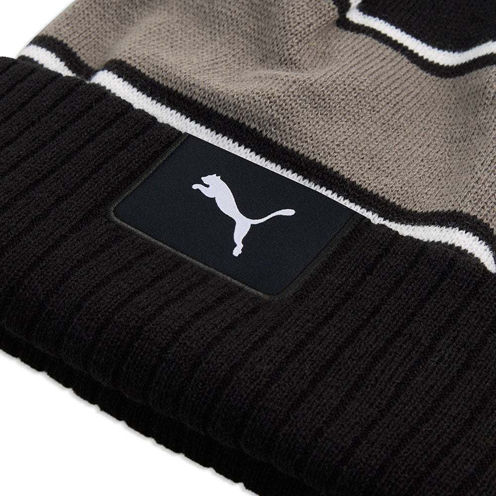 PUMA Golf Beanie - Sport Pom Beanie - Black AW26
