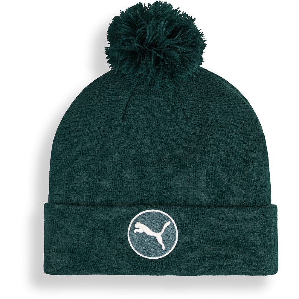 PUMA Golf Beanie - WRMLBL Removable Pom - Green Terrain AW25