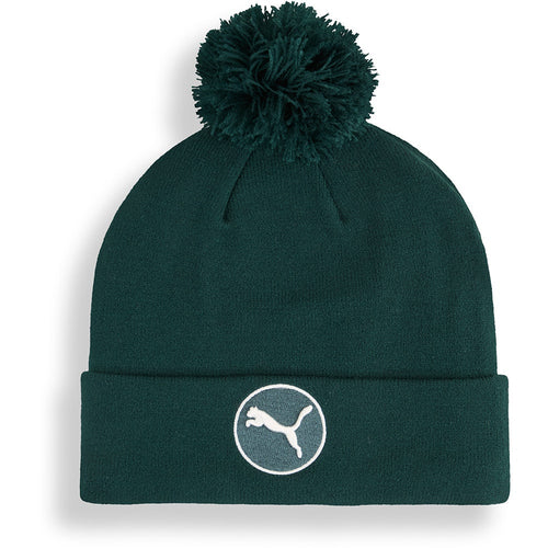 PUMA Golf Beanie - WRMLBL Removable Pom - Green Terrain AW25