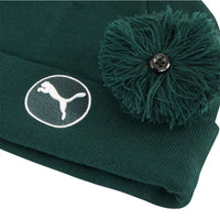 PUMA Golf Beanie - WRMLBL Removable Pom - Green Terrain AW25