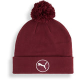 PUMA Golf Beanie - WRMLBL Removable Pom - Ruby Shimmer AW25
