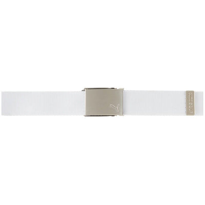 PUMA Golf Belt - Reversible Web - Bright White SS26