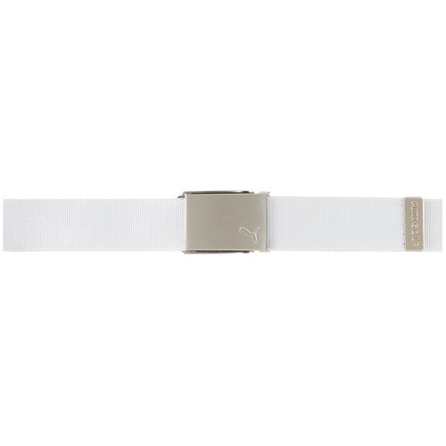 PUMA Golf Belt - Reversible Web - Bright White SS26