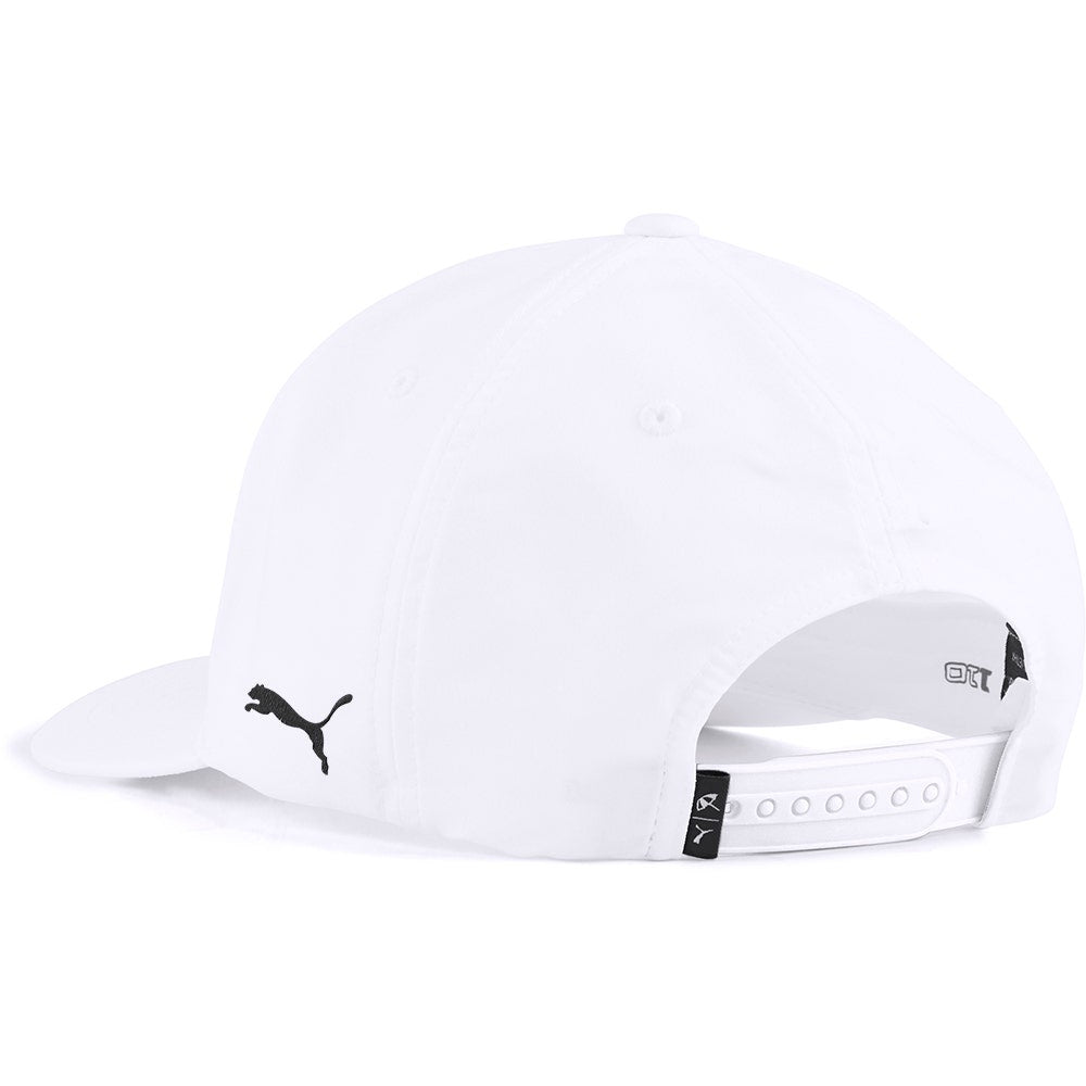 PUMA Golf Cap - AP Signature Snapback - White Glow SS26