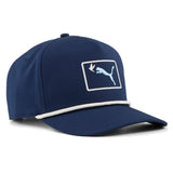 PUMA Golf Cap - Chasing Birdies Rope Hat - Deep Navy AW26