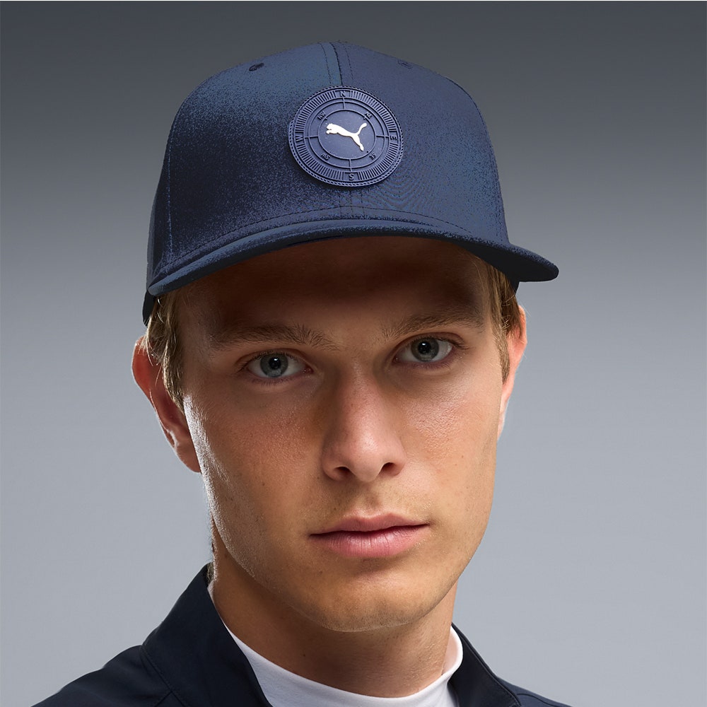 PUMA Golf Cap - Coastal Claret Snapback - Deep Navy AW26