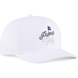 PUMA Golf Cap - Flagstick Snapback - White Glow SS26