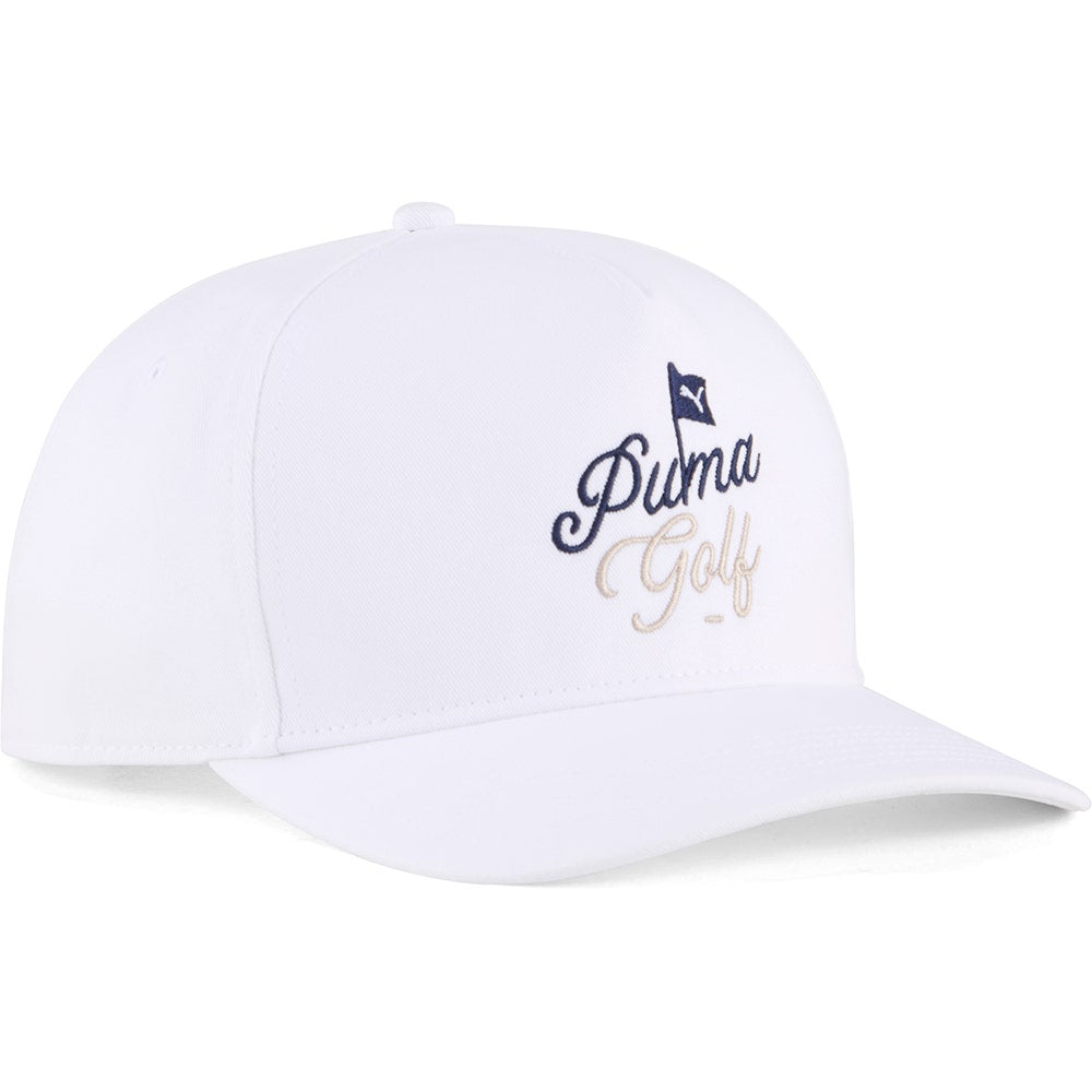 PUMA Golf Cap - Flagstick Snapback - White Glow SS26
