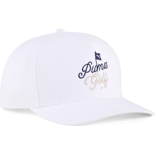 PUMA Golf Cap - Flagstick Snapback - White Glow SS26