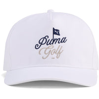 PUMA Golf Cap - Flagstick Snapback - White Glow SS26