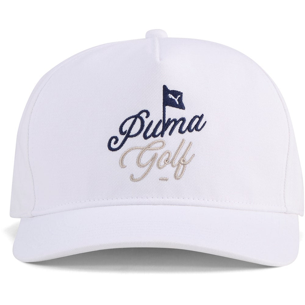 PUMA Golf Cap - Flagstick Snapback - White Glow SS26