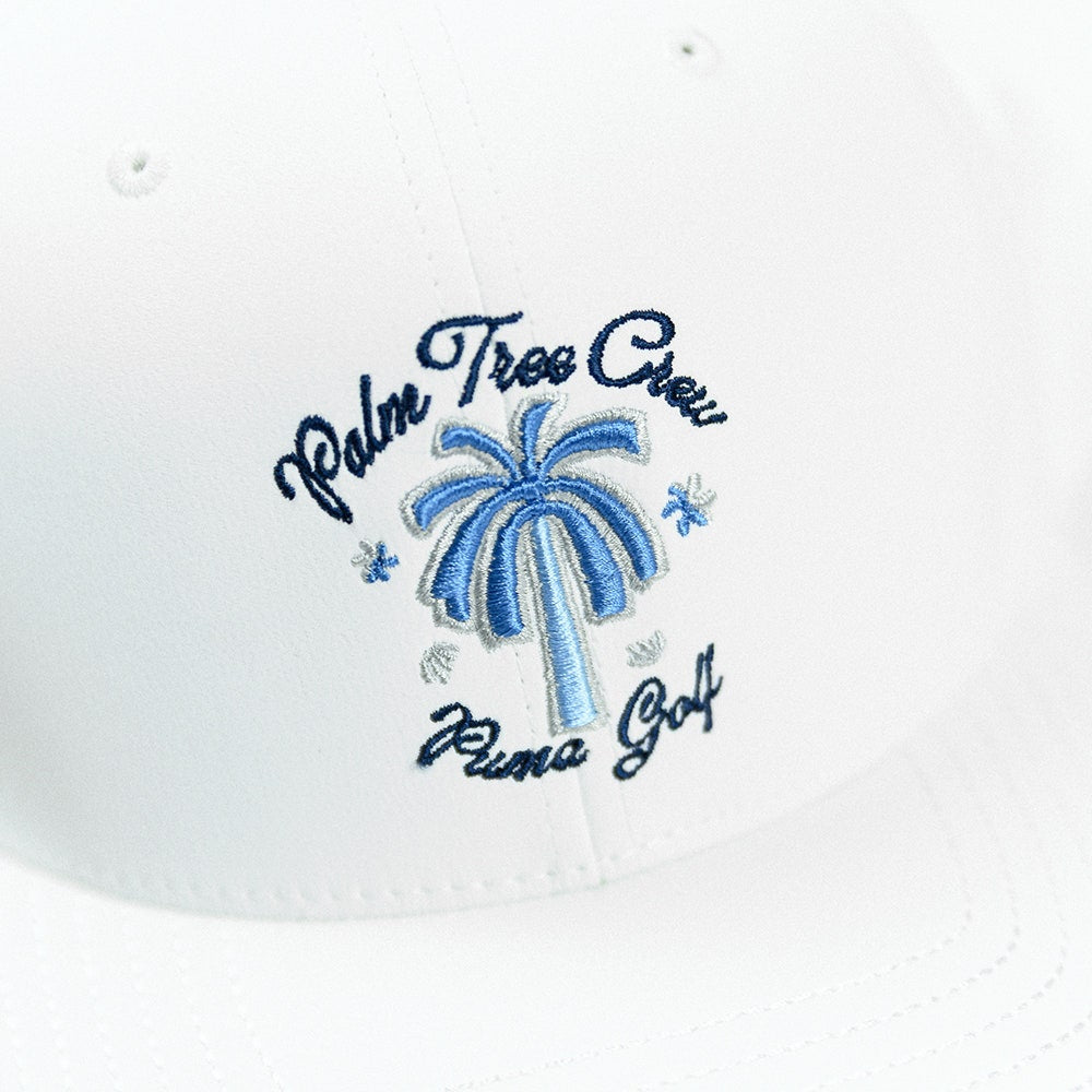 PUMA Golf Cap - PTC Palm Snapback - White Glow AW25