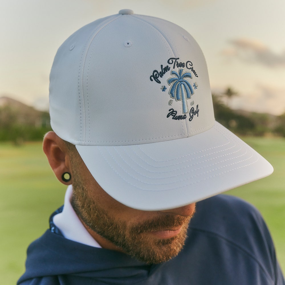 PUMA Golf Cap - PTC Palm Snapback - White Glow AW25