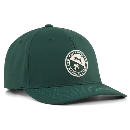 PUMA Golf Cap - RC 6 Panel Snapback - Green Terrain AW25
