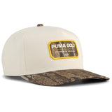 PUMA Golf Cap - REALTREE Precision Snapback - Alpine Snow AW26