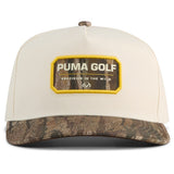 PUMA Golf Cap - REALTREE Precision Snapback - Alpine Snow AW26