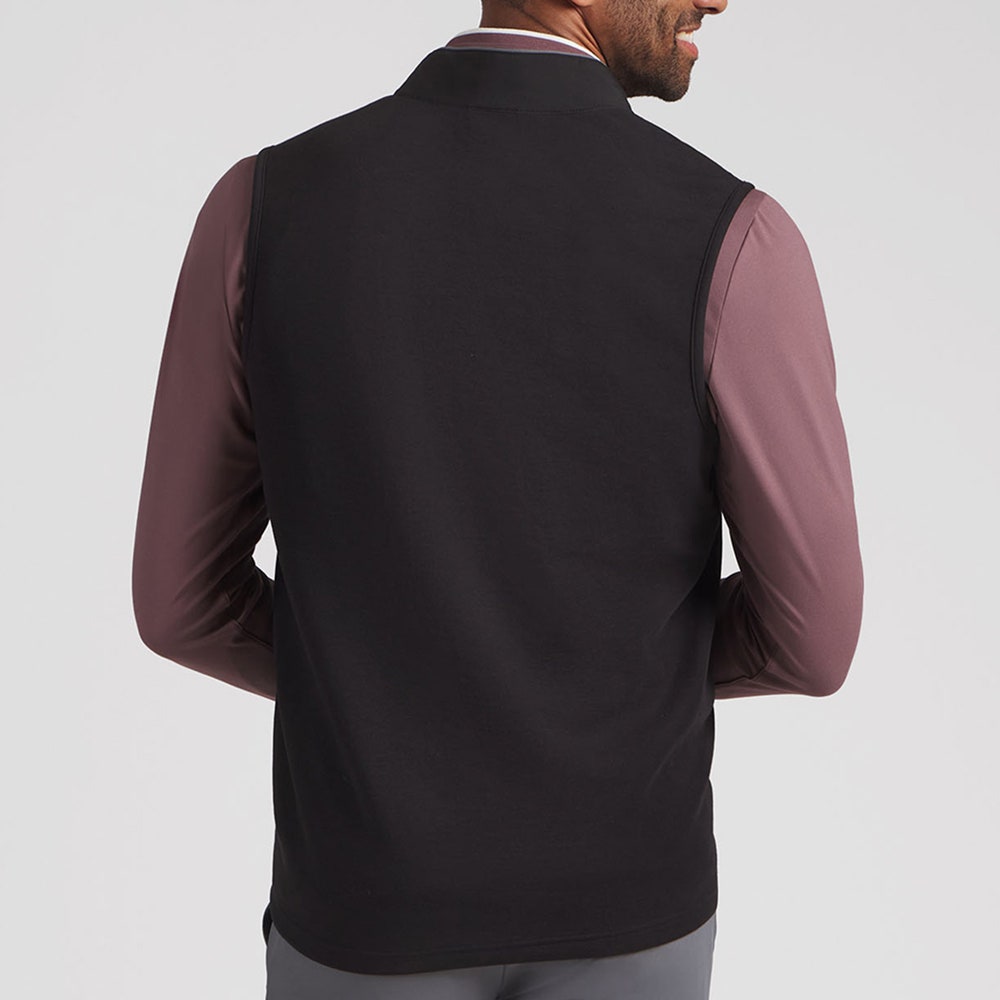 PUMA Golf Gilet - Cloudspun Fleece Hybrid Vest - Black AW26