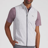 PUMA Golf Gilet - Cloudspun Fleece Hybrid Vest - Platino Grey AW26