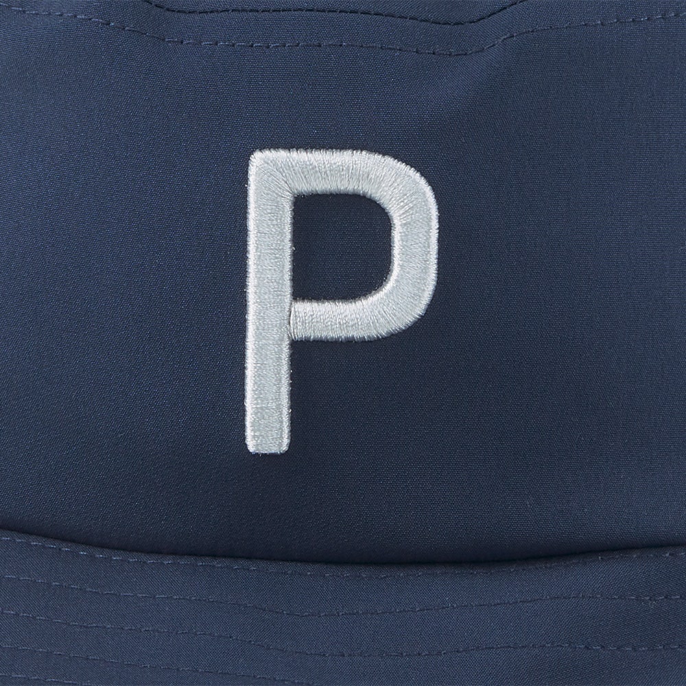 PUMA Golf Hat - P Logo Bucket - Navy Blazer SS25