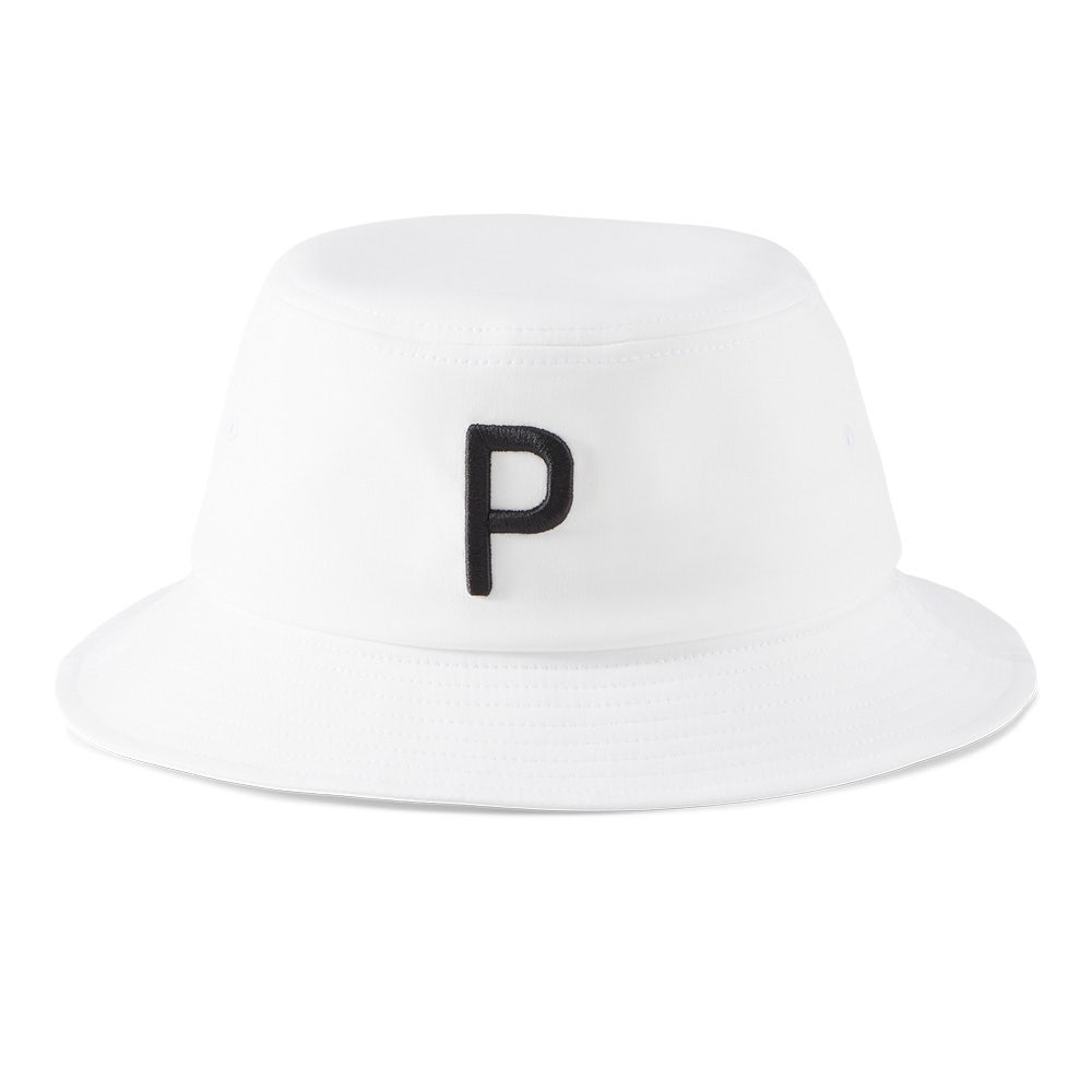 PUMA Golf Hat - P Logo Bucket - White Glow SS25