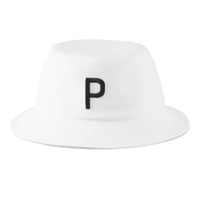 PUMA Golf Hat - P Logo Bucket - White Glow SS25