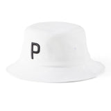PUMA Golf Hat - P Logo Bucket - White Glow SS25