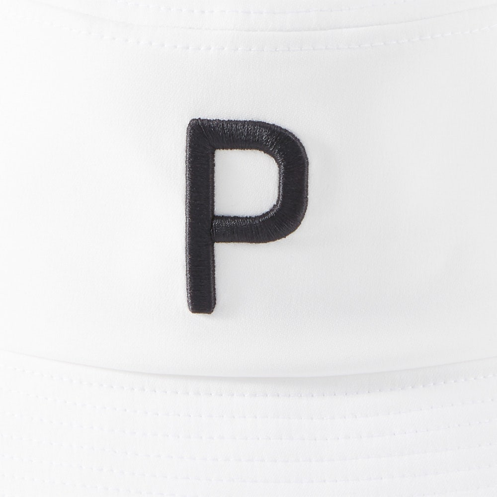 PUMA Golf Hat - P Logo Bucket - White Glow SS25