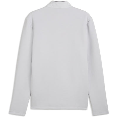 PUMA Golf Jacket - Cloudspun Fleece Hybrid FZ - Platino Grey AW26