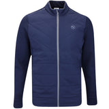 PUMA Golf Jacket - Cloudspun Fleece Hybrid Jacket - Deep Navy SS26