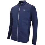PUMA Golf Jacket - Cloudspun Fleece Hybrid Jacket - Deep Navy SS26