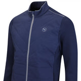 PUMA Golf Jacket - Cloudspun Fleece Hybrid Jacket - Deep Navy SS26