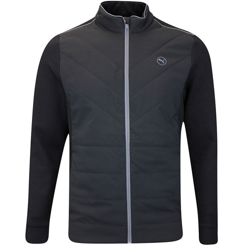 PUMA Golf Jacket - Cloudspun Fleece Hybrid Jacket - Puma Black SS26
