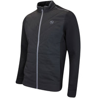 PUMA Golf Jacket - Cloudspun Fleece Hybrid Jacket - Puma Black SS26