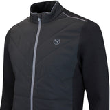 PUMA Golf Jacket - Cloudspun Fleece Hybrid Jacket - Puma Black SS26