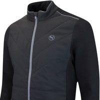 PUMA Golf Jacket - Cloudspun Fleece Hybrid Jacket - Puma Black SS26