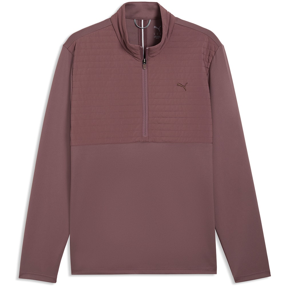 PUMA Golf Jacket - Cloudspun Tech Hybrid HZ - Rich Cocoa AW26