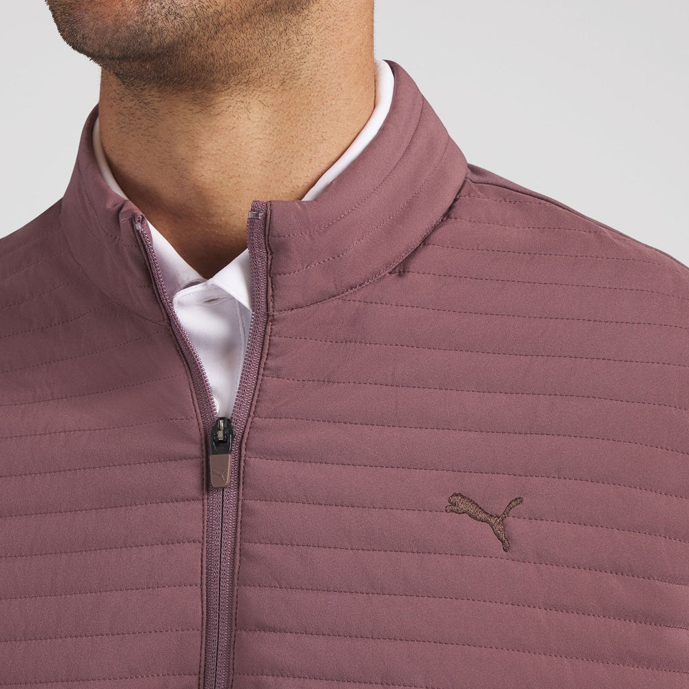 PUMA Golf Jacket - Cloudspun Tech Hybrid HZ - Rich Cocoa AW26