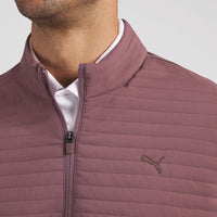 PUMA Golf Jacket - Cloudspun Tech Hybrid HZ - Rich Cocoa AW26