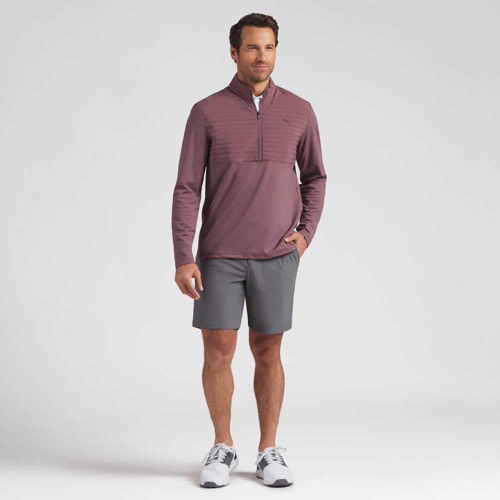 PUMA Golf Jacket - Cloudspun Tech Hybrid HZ - Rich Cocoa AW26